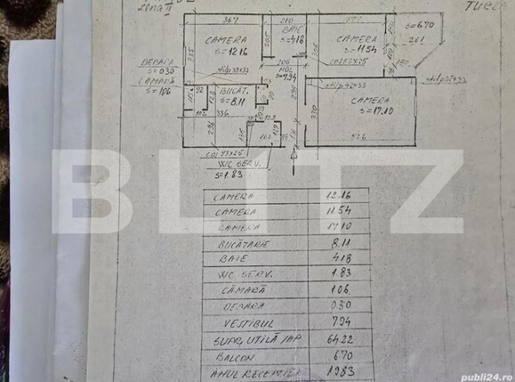 Apartament de vânzare 3 camere Sud-Est - 190437AV | BLITZ Turda | Poza8