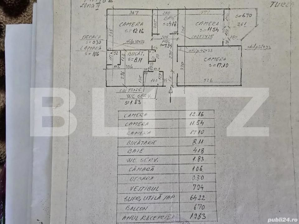 Apartament de vânzare 3 camere Sud-Est - 190437AV | BLITZ Turda | Poza8