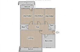 De inchirat: Apartament 4 camere, 78 mp, zona centrala Turda