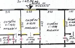 Spatiu comercial/birou, 48.61 mp, zona Micro III - Turda