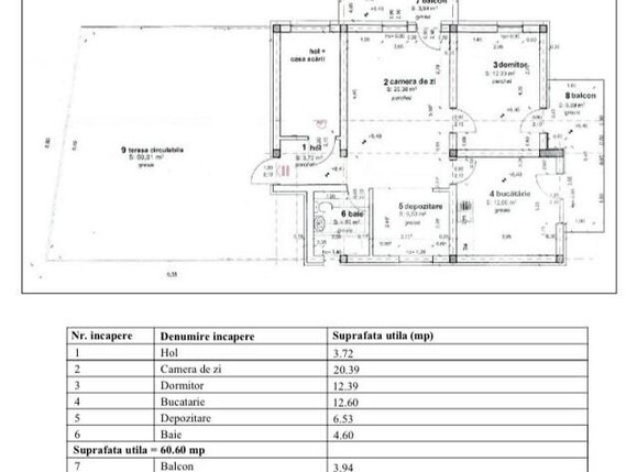 Apartament de vânzare 3 camere Central - 201304AV | BLITZ Turda | Poza11