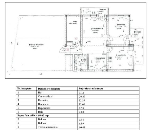 Apartament de vânzare 3 camere Central - 201304AV | BLITZ Turda | Poza11