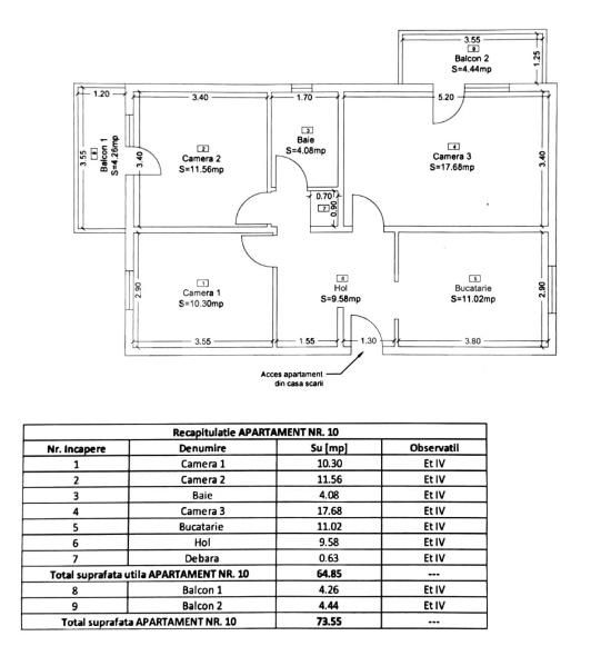 Apartament de vânzare 3 camere Sud-Est - 204523AV | BLITZ Turda | Poza20