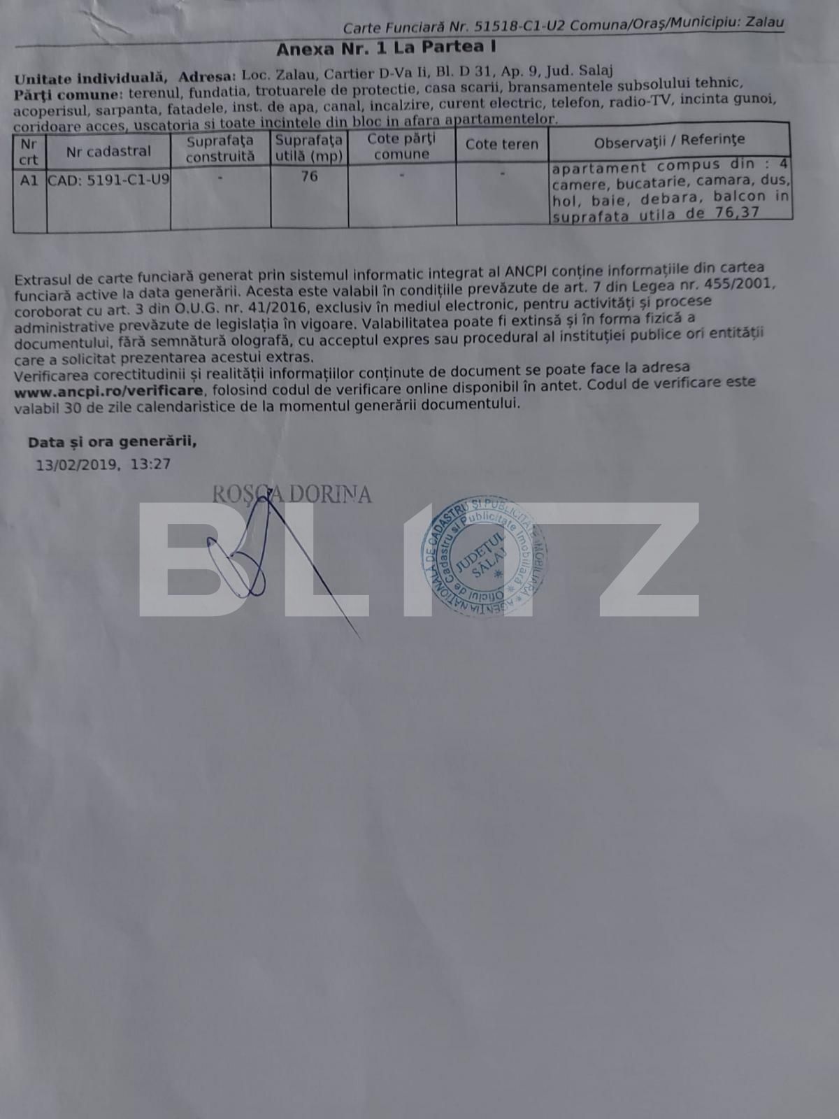 Apartament de vânzare 4 camere Dumbrava 2 - 136619AV | BLITZ Zalău | Poza2