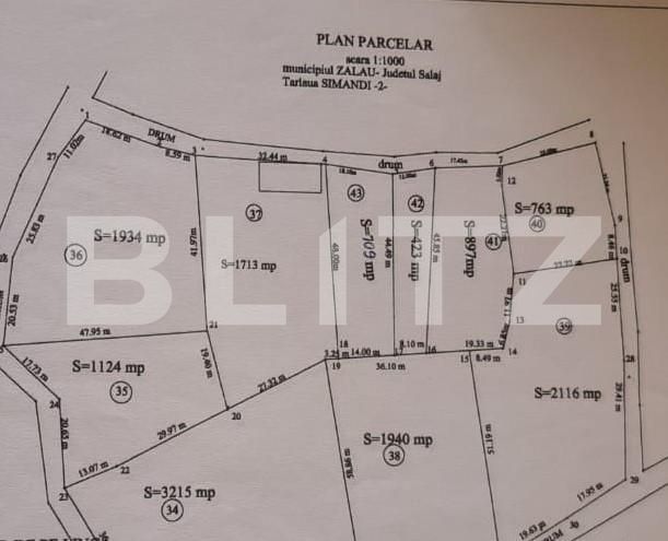 Teren de vânzare Exterior-Sud - 141013TV | BLITZ Zalău | Poza5