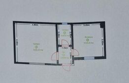 Apartament cu o cameră, 42 mp - Zalău 