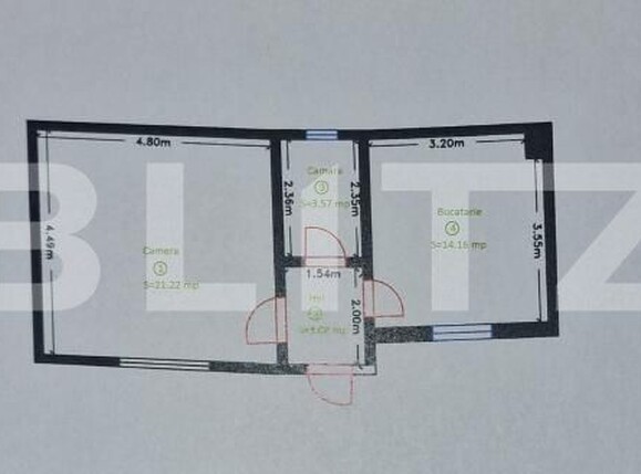 Garsonieră de vânzare Central - 191887AV | BLITZ Zalău | Poza1