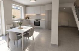 Apartament cu 3 camere, dispus pe două niveluri, cu gradina 